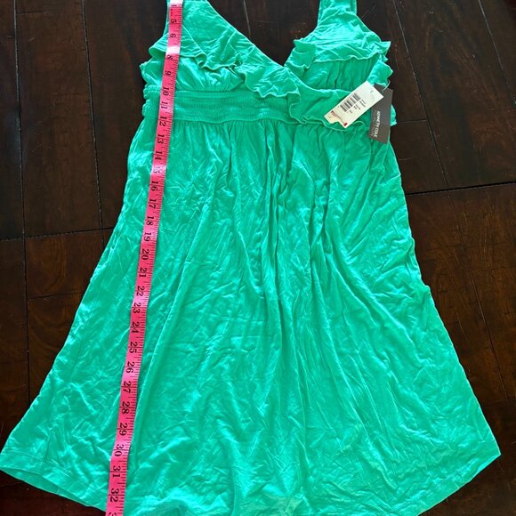 NWT Green Swim CoverUp Dress Sz L from Kenneth Cole - Picture 7 of 8